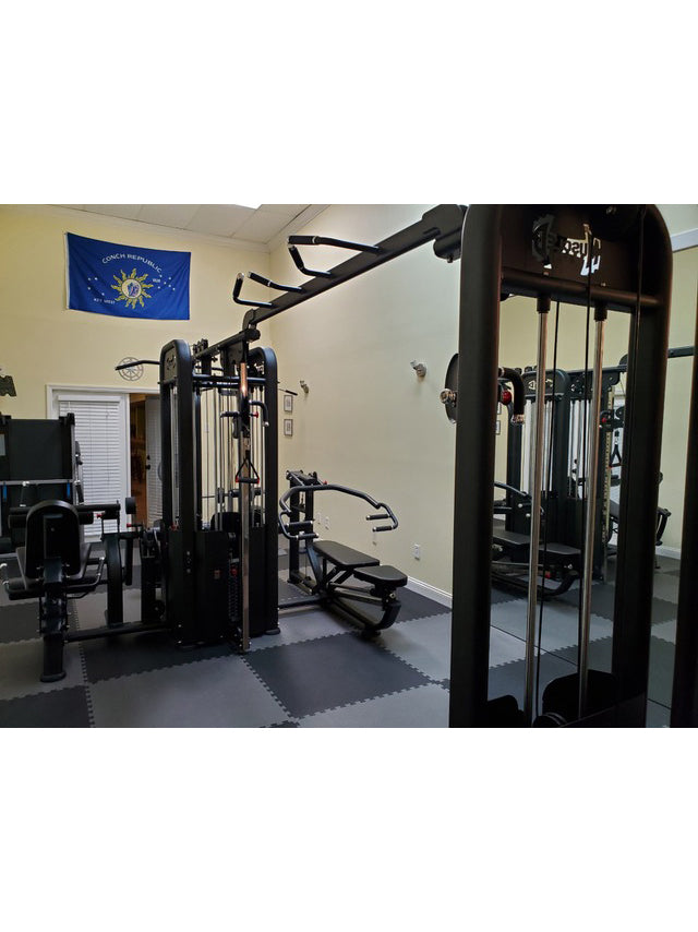 MuscleD Compact 5 Stack MultiGym Black Fitness Equipment Broker