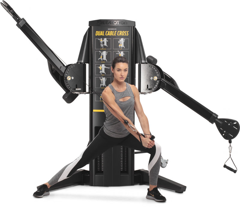 Fitness Instructor Genesis Personal Training FreeMotion Dual Cable