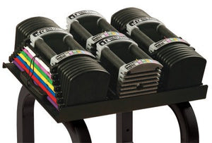 PowerBlock Commercial Club U-90 Dumbbell Set with Stand