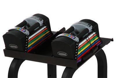 PowerBlock Commercial Club U-50 Dumbbell Set with Stand