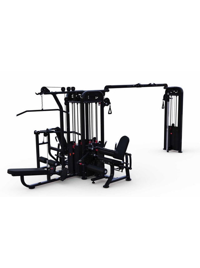 COMPACT 5 STACK MULTI GYM BLACK FRAME