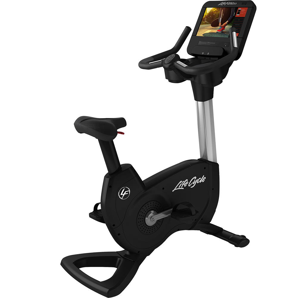 Life Fitness Discover SE 95C Elevation Upright Bike Remanufactured Fitness Equipment Broker