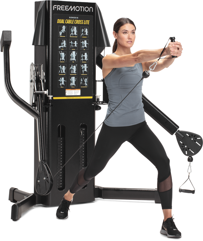 FreeMotion Light Commercial EXT Dual Cable Cross  Fitness Equipment  Broker: Multi Station Gym Equipment