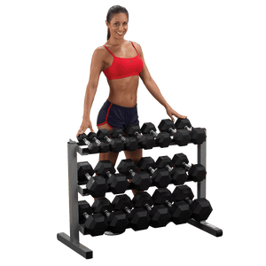 Body-Solid 40 Inch 3-Tier Dumbbell Rack