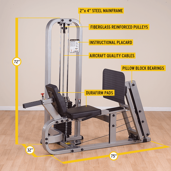Body-Solid Pro Club Line Leg Press - Thumbnail 4